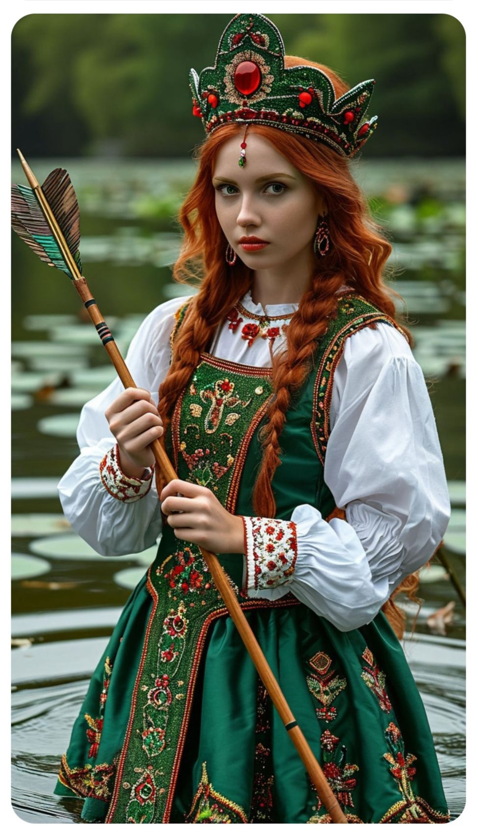 Nude girl Girls in Slavic costumes in Kananga